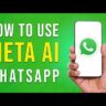 META AI : whatsapp ai facebook